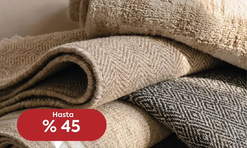 ofertas Cyber Day en alfombras suaves para el hogar